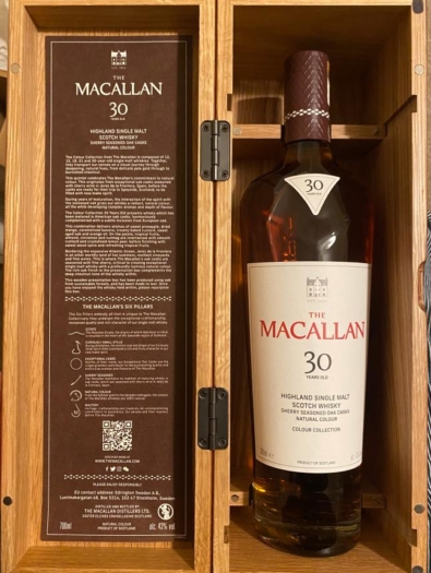 Macallan colour collection 30 year old